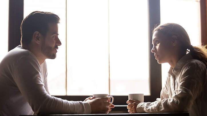 Couple Having Deep Conversation The Listening Gap